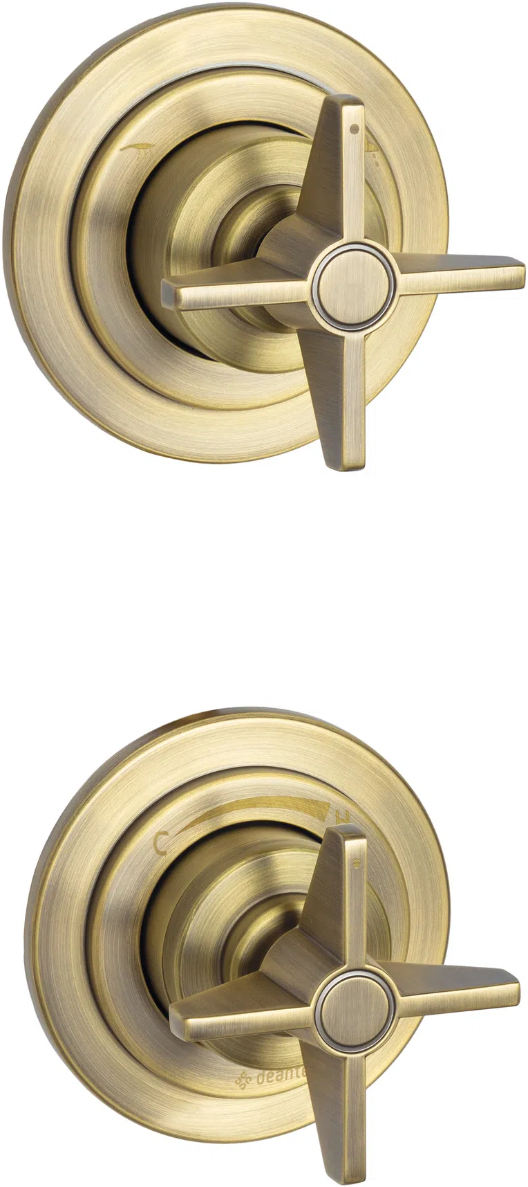 Bateria prysznicowa podtynkowa Deante Temisto mosiądz szczotkowany BQT_M44P