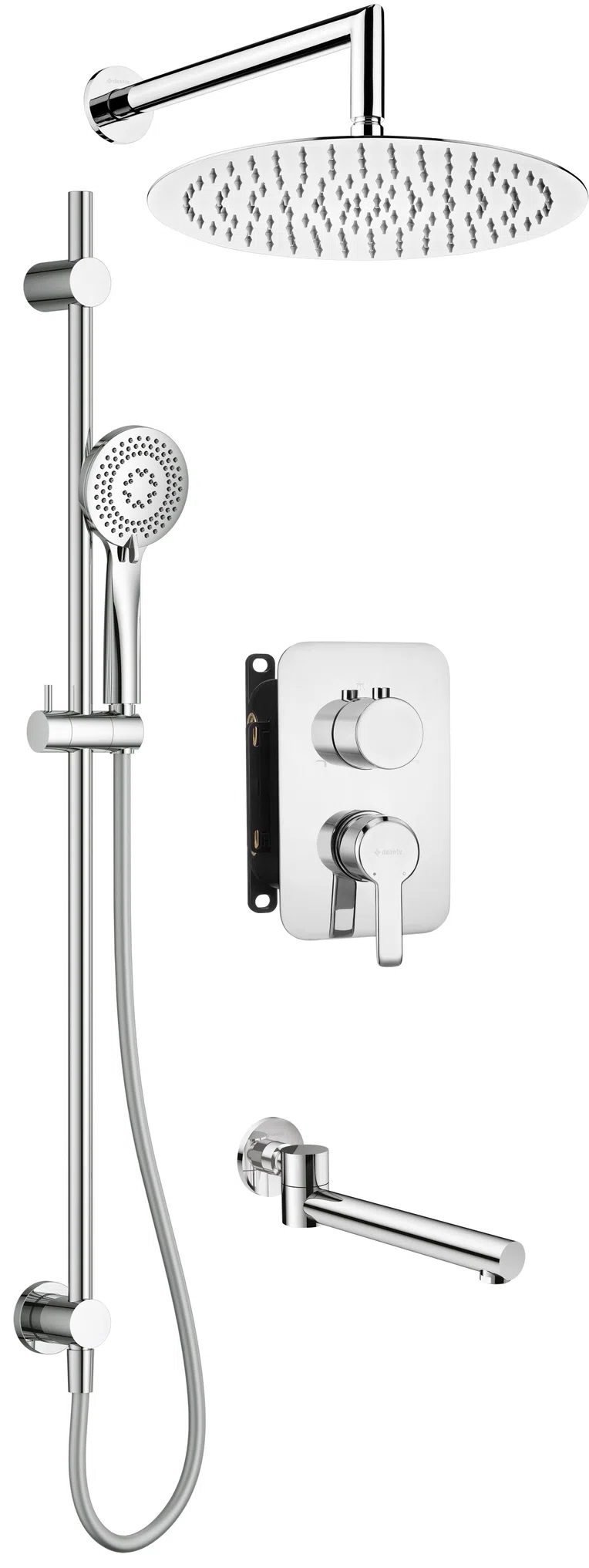 Zestaw prysznicowy podtynkowy Deante Arnika chrom połysk BXYW0QAM
