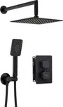 Zestaw prysznicowy podtynkowy termostatyczny Deante Box nero BXYZNECT