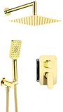 Zestaw prysznicowy podtynkowy Deante Alpinia złoty połysk BXYZZGAM