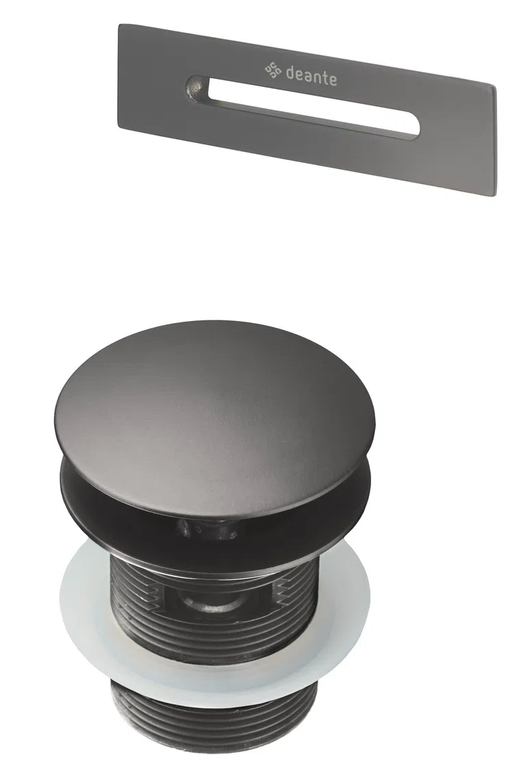 Korek Klik-Klak i przelew do wanny Deante titanium KYY_D10B