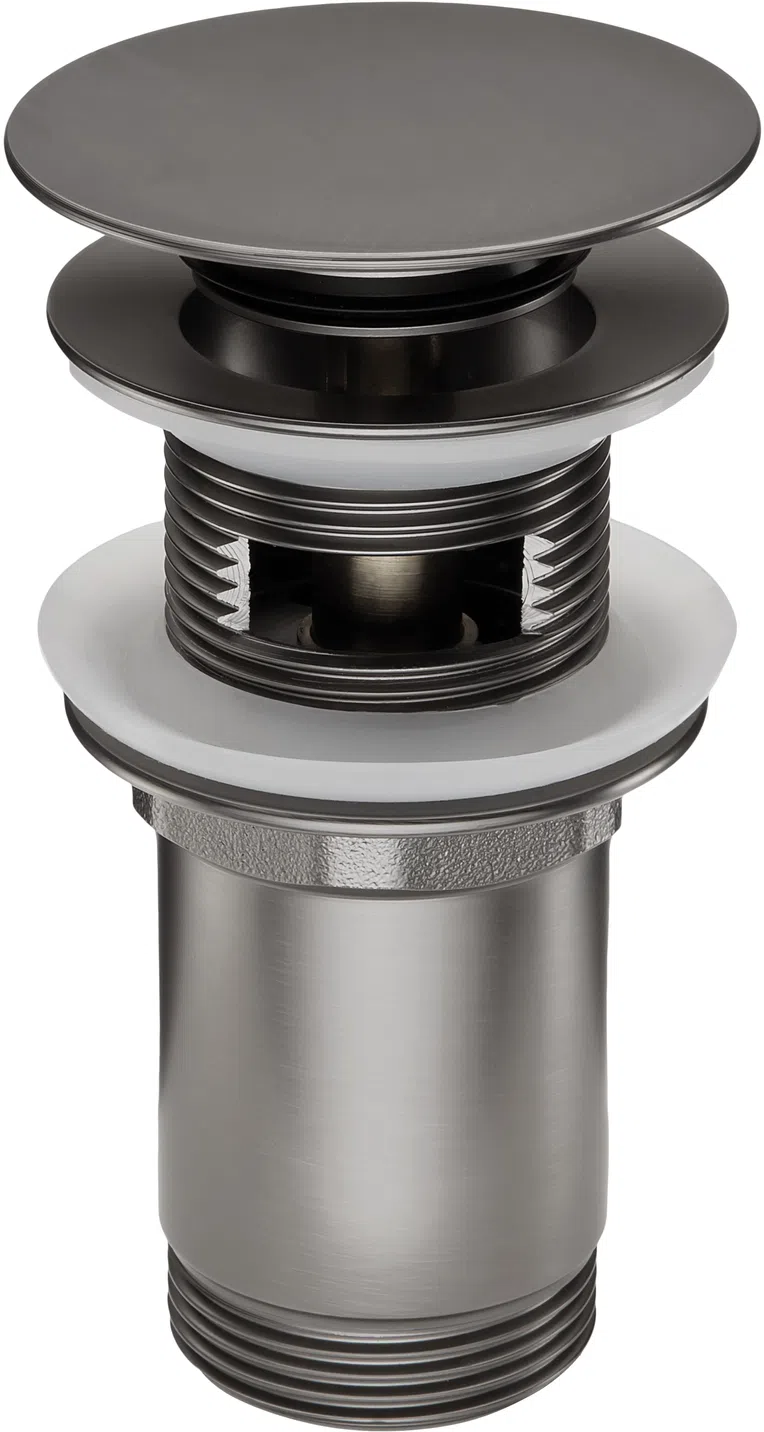 Korek Klik-Klak do umywalki lub bidetu z tuleją Deante titanium NHC_D10U