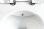 Miska WC z funkcją bidetu wisząca Deante Peonia bezkołnierzowa z deską wolnoopadającą duroplast CBP_6WPW