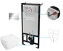 Zestaw Podtynkowy Deante Miska WC z deską Hiacynt New Stelaż z przyciskiem chrom CDYS6ZPW