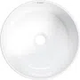 Umywalka nablatowa Deante Arnika 38 cm okrągła biały połysk CGN_6U32