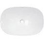 Umywalka nablatowa Deante Arnika 40x60 cm owalna biały połysk CGN_6U6S
