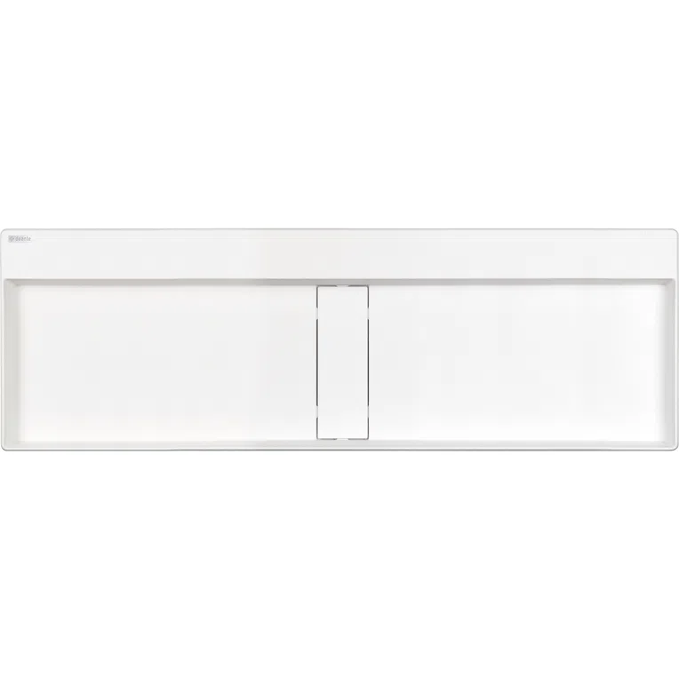 Umywalka nablatowa Deante Blur 120x40 cm prostokątna alabaster CQB_AU2S