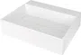 Umywalka nablatowa Deante Correo 50x40 cm prostokątna alabaster CQR_AU5M