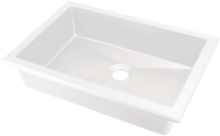 Umywalka podblatowa Deante Correo 50x35 cm prostokątna alabaster CQR_AU5U