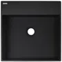 Umywalka nablatowa Deante Correo 40 cm kwadratowa nero CQR_NU4S
