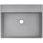 Umywalka nablatowa Deante Correo 50x40 cm prostokątna szary metalik CQR_SU5S