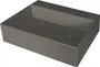 Umywalka nablatowa Deante Correo 50x40 cm prostokątna antracyt metalik CQR_TU5M