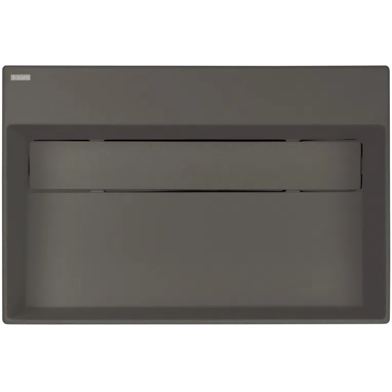 Umywalka nablatowa Deante Correo 60x40 cm prostokątna antracyt metalik CQR_TU6M