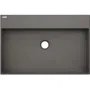 Umywalka nablatowa Deante Correo 60x40 cm prostokątna antracyt metalik CQR_TU6S