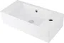 Umywalka nablatowa Deante Hiacynt New 51X25 cm prostokątna biały połysk CDY_6U2R