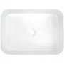 Umywalka nablatowa Deante Hiacynt New 50x36 cm prostokątna biały połysk CDY_6U5S