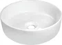 Umywalka nablatowa Deante Silia 36 cm okrągła biały mat CDL_6U4S