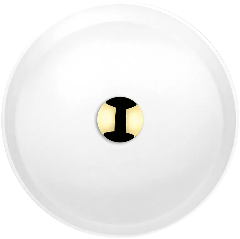 Umywalka nablatowa Deante Silia 36 cm okrągła alabaster CQS_AU4S