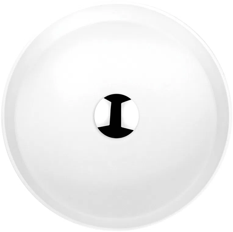 Umywalka nablatowa Deante Silia 36 cm okrągła alabaster CQS_AU4S