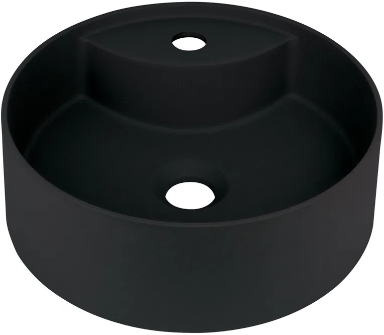 Umywalka nablatowa Deante Silia 36 cm okrągła nero CQS_NU4B