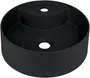 Umywalka nablatowa Deante Silia 36 cm okrągła nero CQS_NU4B