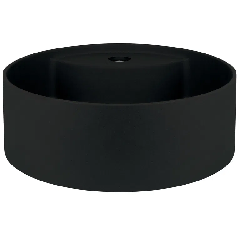 Umywalka nablatowa Deante Silia 36 cm okrągła nero CQS_NU4B