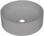 Umywalka nablatowa Deante Silia 36 cm okrągła szary metalik CQS_SU4S