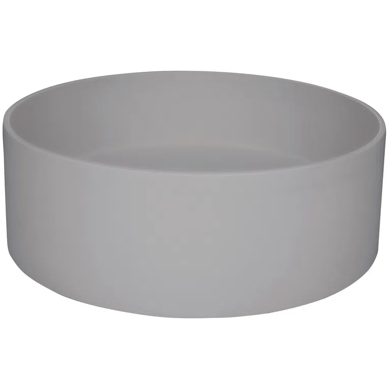 Umywalka nablatowa Deante Silia 36 cm okrągła szary metalik CQS_SU4S