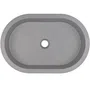 Umywalka wpuszczana Deante Silia 39x59 cm owalna szary metalik CQS_SU6U