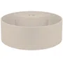 Umywalka nablatowa Deante Silia 36 cm okrągła beż CQS_5U4B