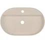 Umywalka nablatowa Deante Silia 35x55 cm owalna beż CQS_5U6B