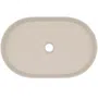 Umywalka nablatowa Deante Silia 35x55 cm owalna beż CQS_5U6S