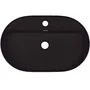 Umywalka nablatowa Deante Silia 35x55 cm owalna nero CQS_NU6B