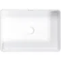 Umywalka nablatowa Deante Square 35x50 cm prostokątna biały połysk CGS_6U5S