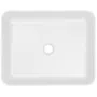 Umywalka nablatowa Deante Temisto 50x40 cm prostokątna alabaster CQT_AU5S