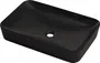 Umywalka nablatowa Deante Tess 60x40 cm prostokątna nero CDS_NU6S