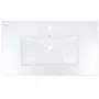 Umywalka wpuszczana Deante Tubo 47x81,5 cm prostokątna biały połysk CTU_648M