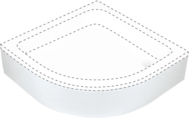 Obudowa brodzika prysznicowego Standard Plus II 80cm