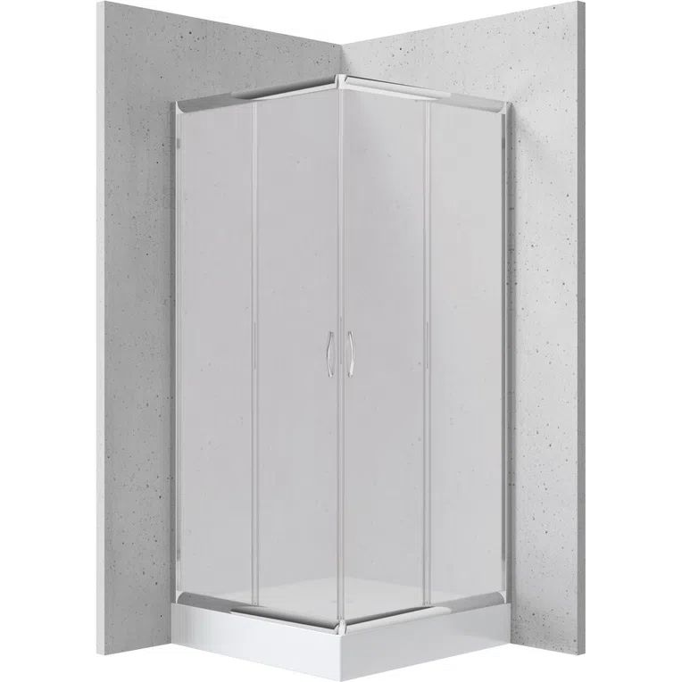 Kabina prysznicowa Deante Funkia 80x80x185 KWADRATOWA uniwersalna chrom SZRONIONE KYC_642K