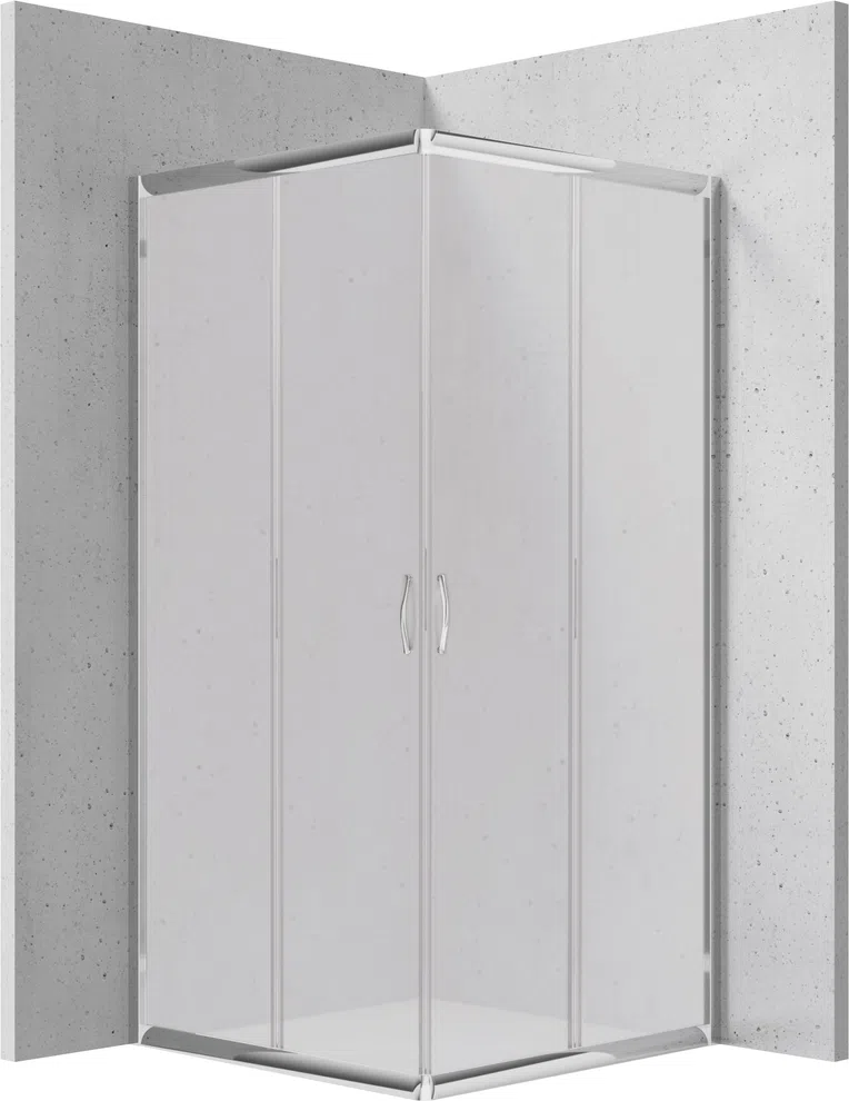 Kabina prysznicowa Deante Funkia 80x80x185 KWADRATOWA uniwersalna chrom SZRONIONE KYC_642K