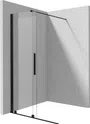 Kabina prysznicowa walk-in Deante Prizma 120x195 przesuwny nero transparentne KTJ_N32R