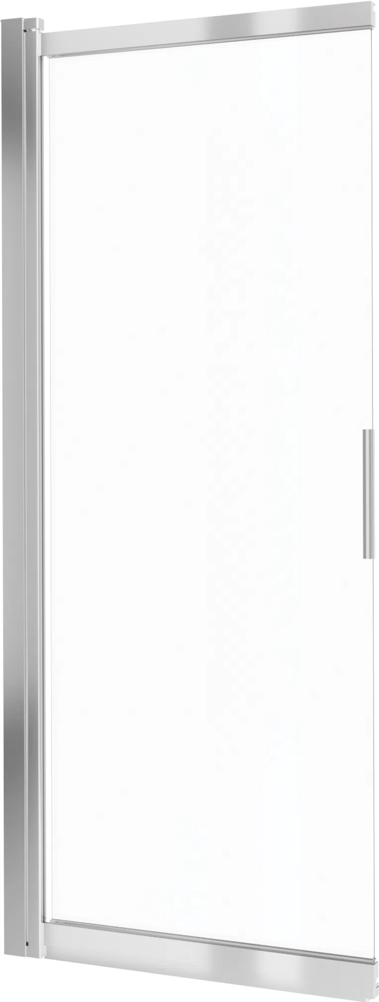 Parawan nawannowy Deante Prizma 100x140 cm 2-częściowy przesuwny uniwersalny chrom KTJ_073R