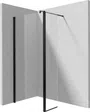 Ścianka kabiny prysznicowej Deante Kerria Plus 40x200 nero transparentne KTSXN72P