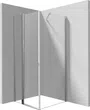 Kabina prysznicowa Deante Kerria Plus 90x90 kwadratowa chrom połysk transparentne uniwersalna KKN0U09S09