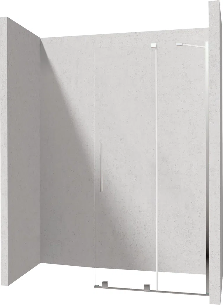 Kabina prysznicowa walk-in Deante Prizma 120x195 przesuwny chrom KTJ_032R