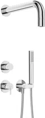 Zestaw prysznicowy podtynkowy Deante Silia chrom połysk NQS_09XK