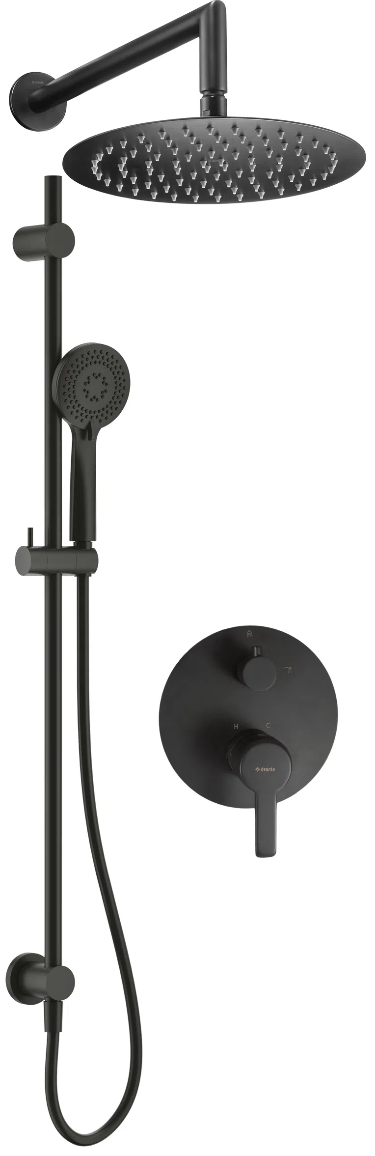 Zestaw prysznicowy podtynkowy Deante Arnika nero NAC_N6QP