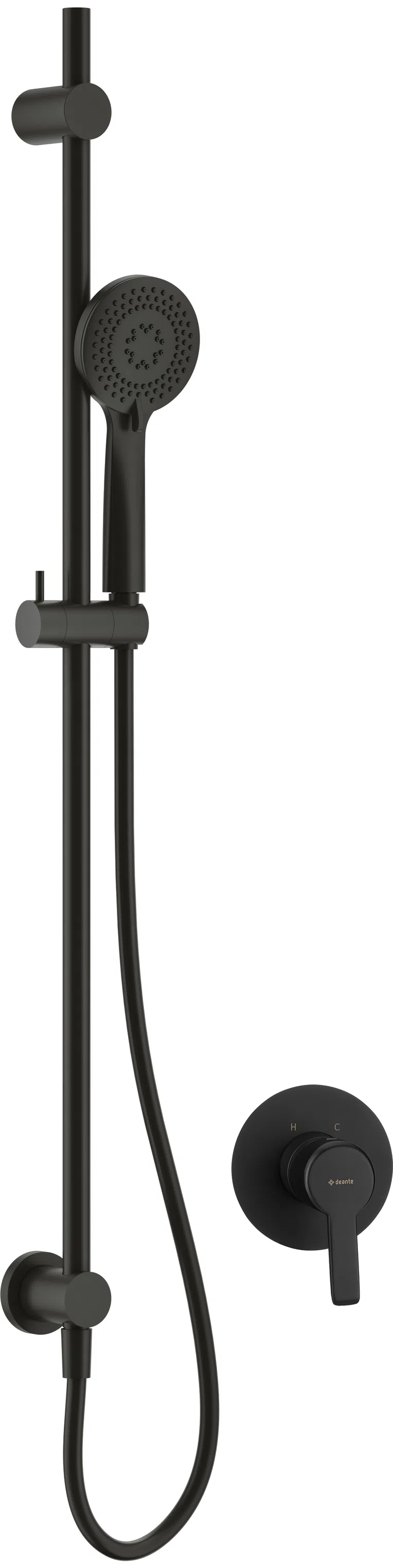 Zestaw prysznicowy podtynkowy Deante Arnika nero NAC_N9TP