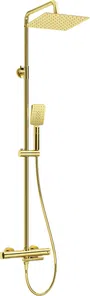 Kolumna prysznicowa z baterią termostatyczną z wylewką Deante Therm złoty połysk NAC_Z1HT