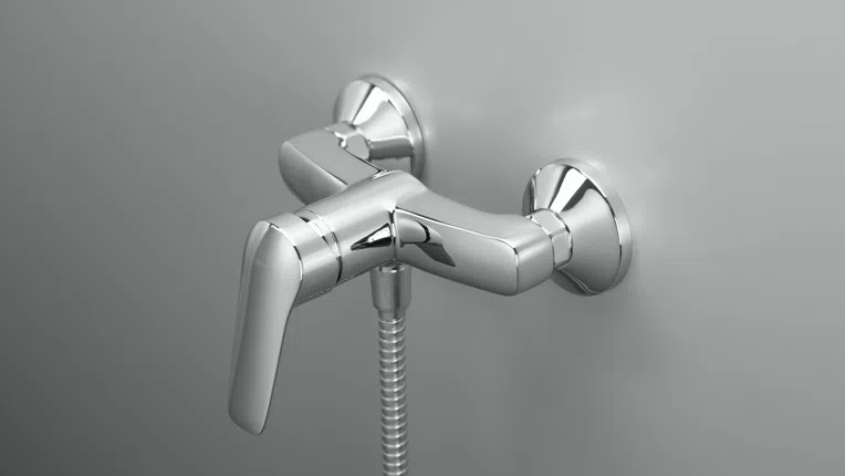 Bateria prysznicowa natynkowa Deante Boro chrom połysk BMO_040M